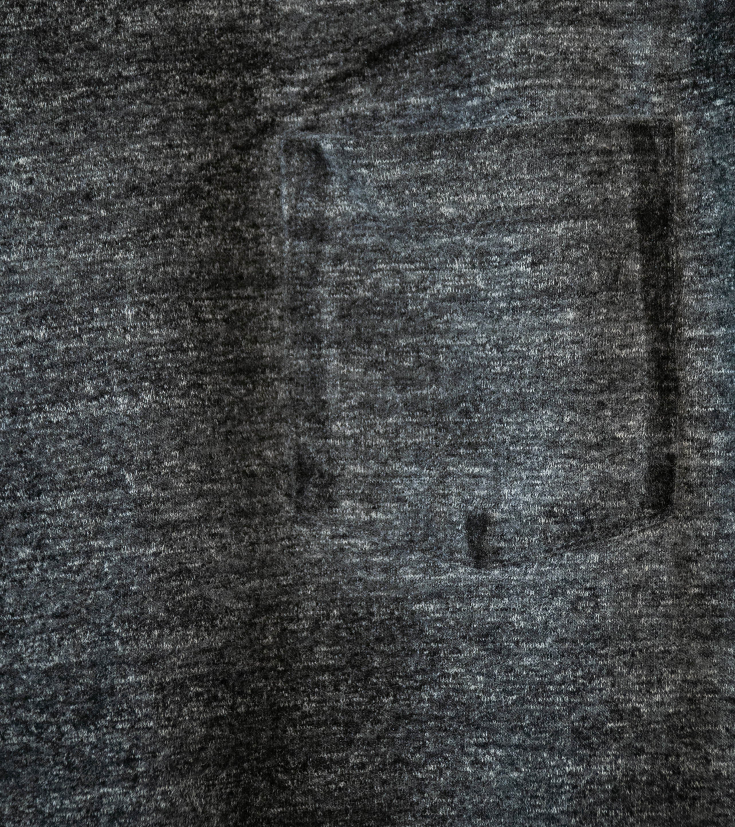 Buckets New York 'Black Roller Pocket Tee' (Heather Black) - Image 3