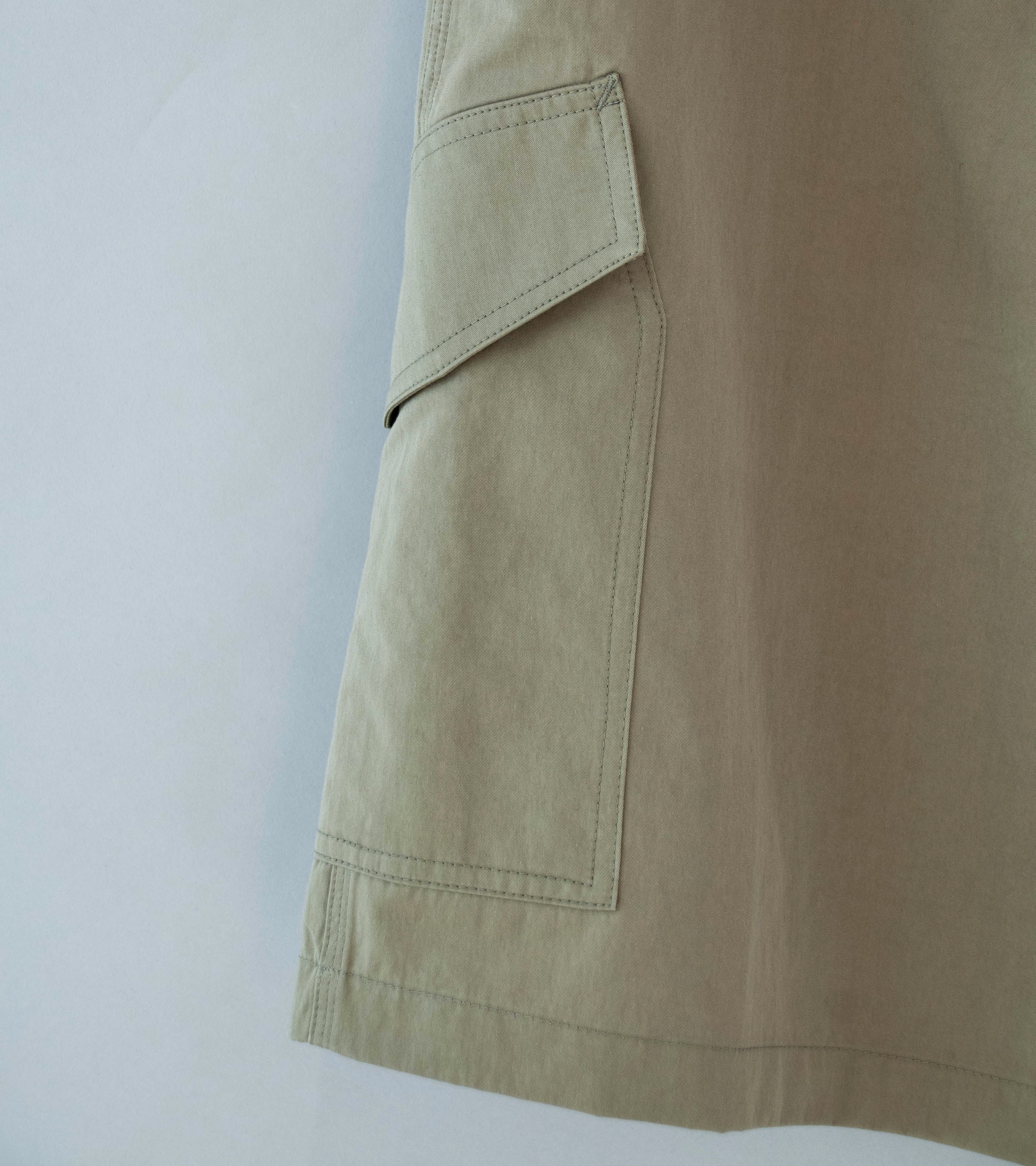 C'H'C'M' 'Cargo Short' (Khaki Water Repellent Compact Twill) - Image 3