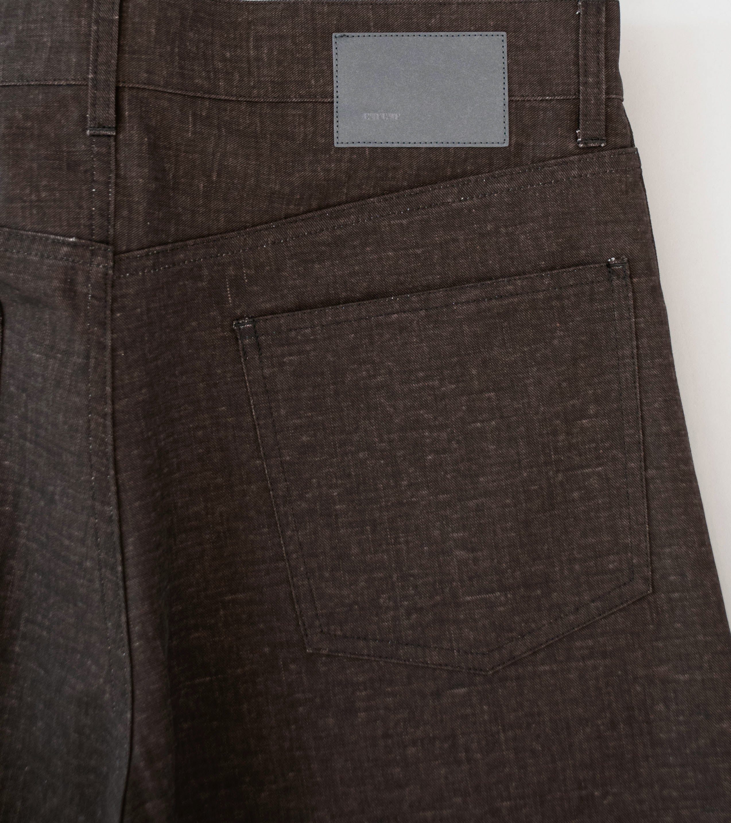 C'H'C'M' 'Jean 7' (Brown Pigment Coated Cotton Twill) - Image 6
