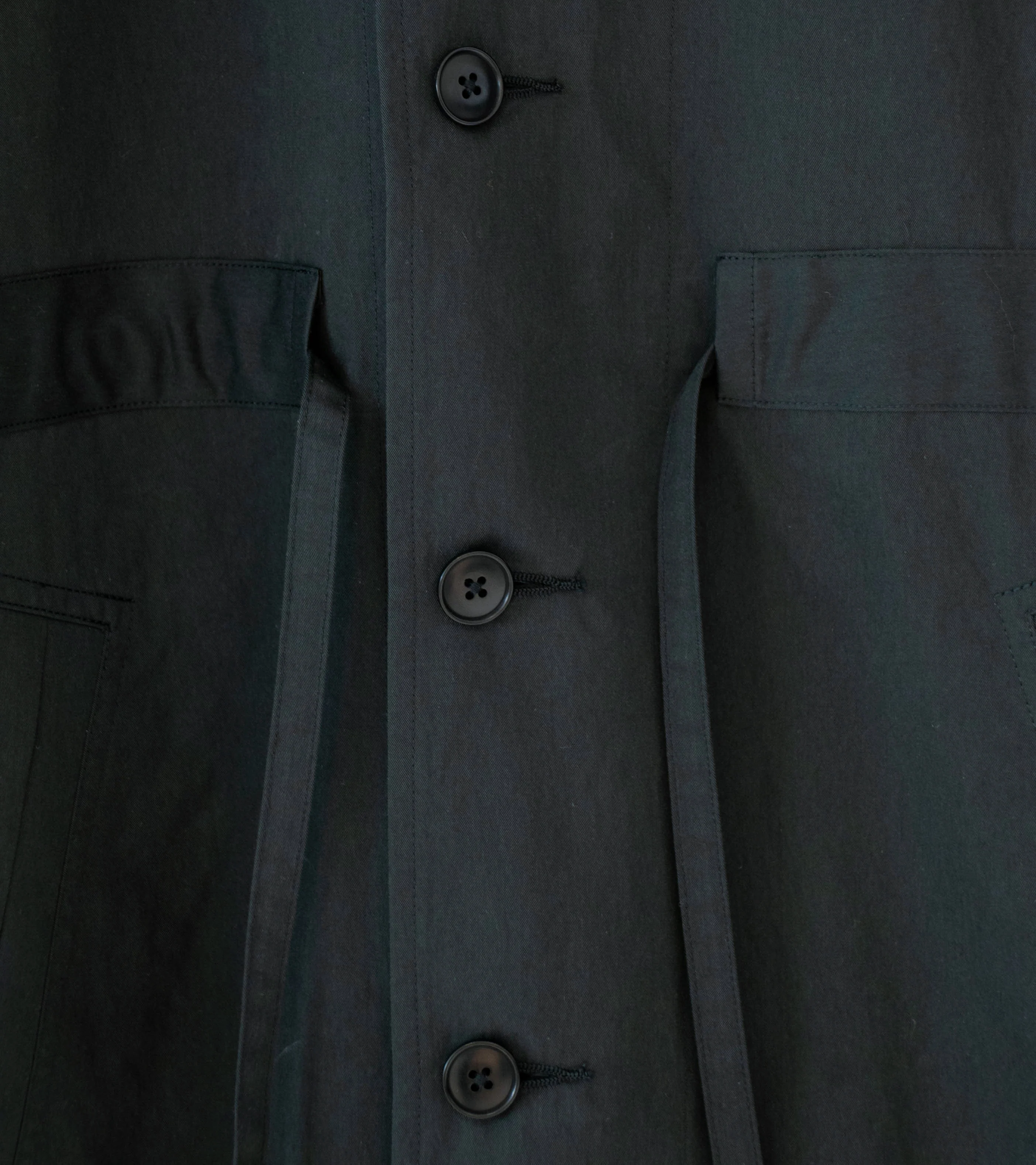 C'H'C'M' 'Parka' (Black Water Repellent Compact Twill) - Image 8