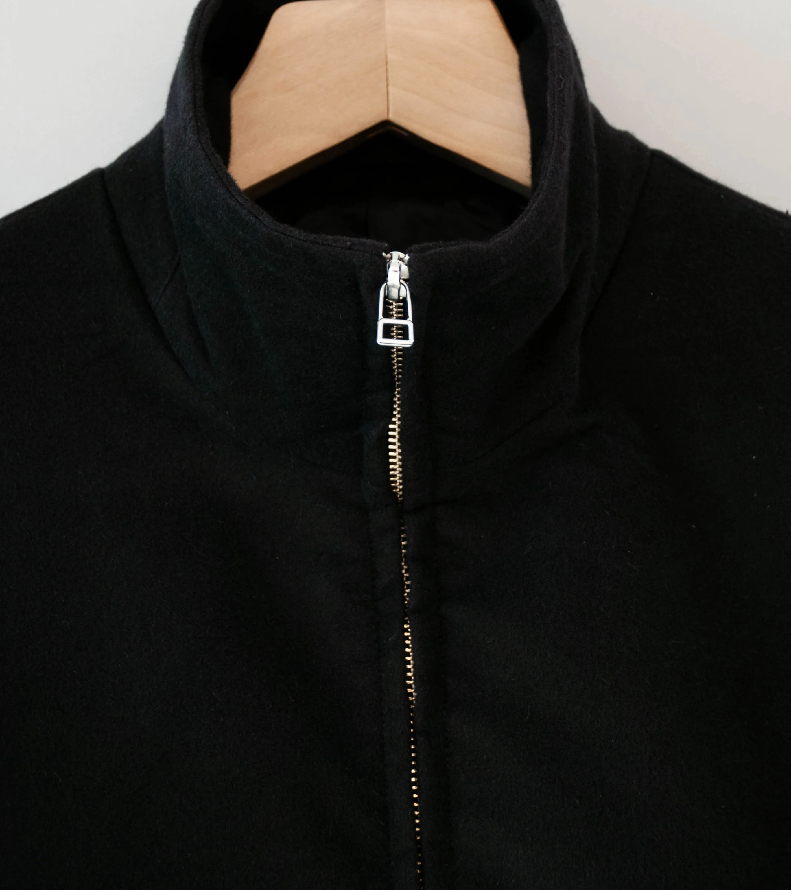 James Coward 'Circuit Jacket' (Black Cotton Silk Moleskin) - Image 4