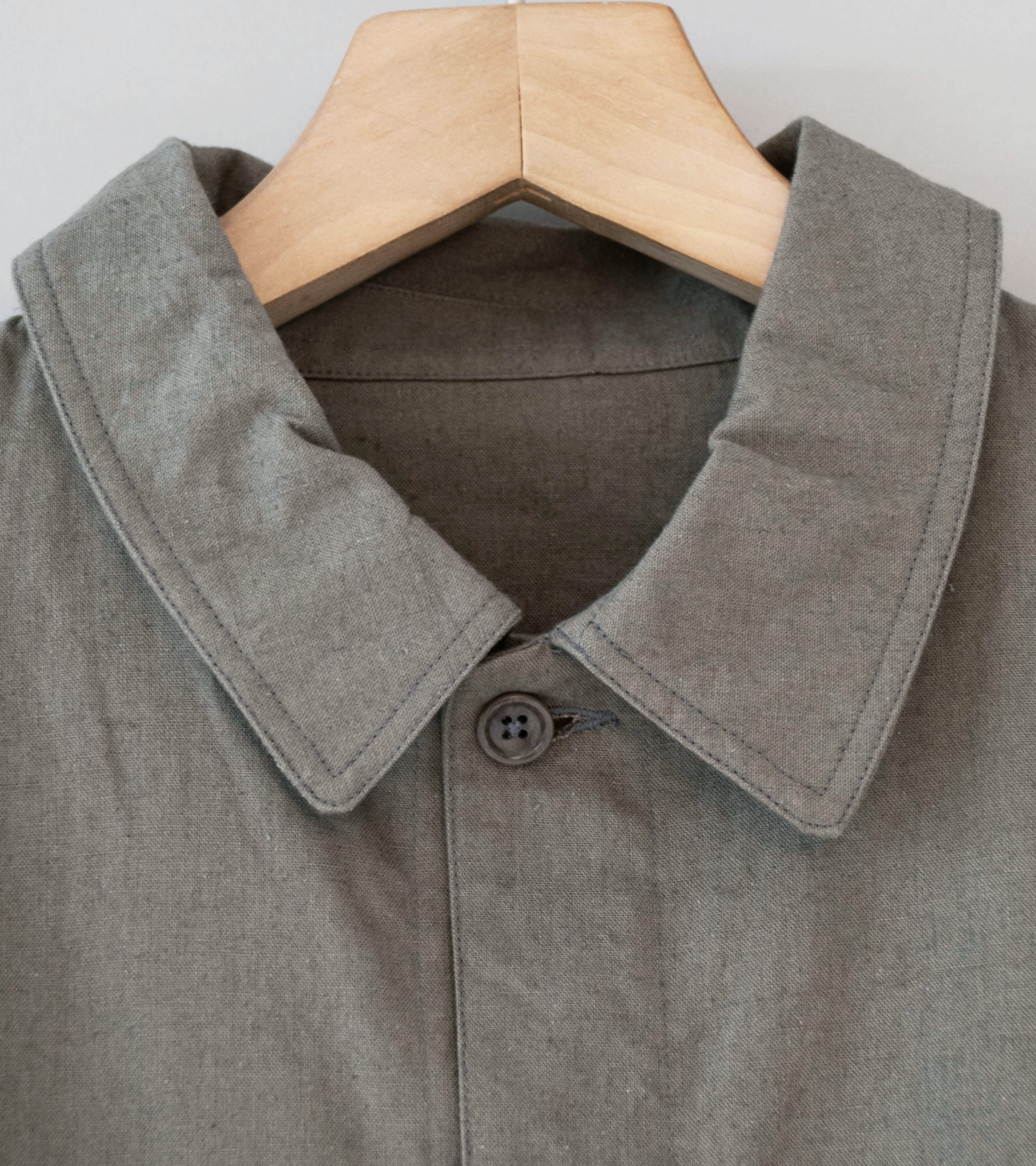 James Coward 'Signal Shirt' (Grey Overdye Canvas) - Image 5