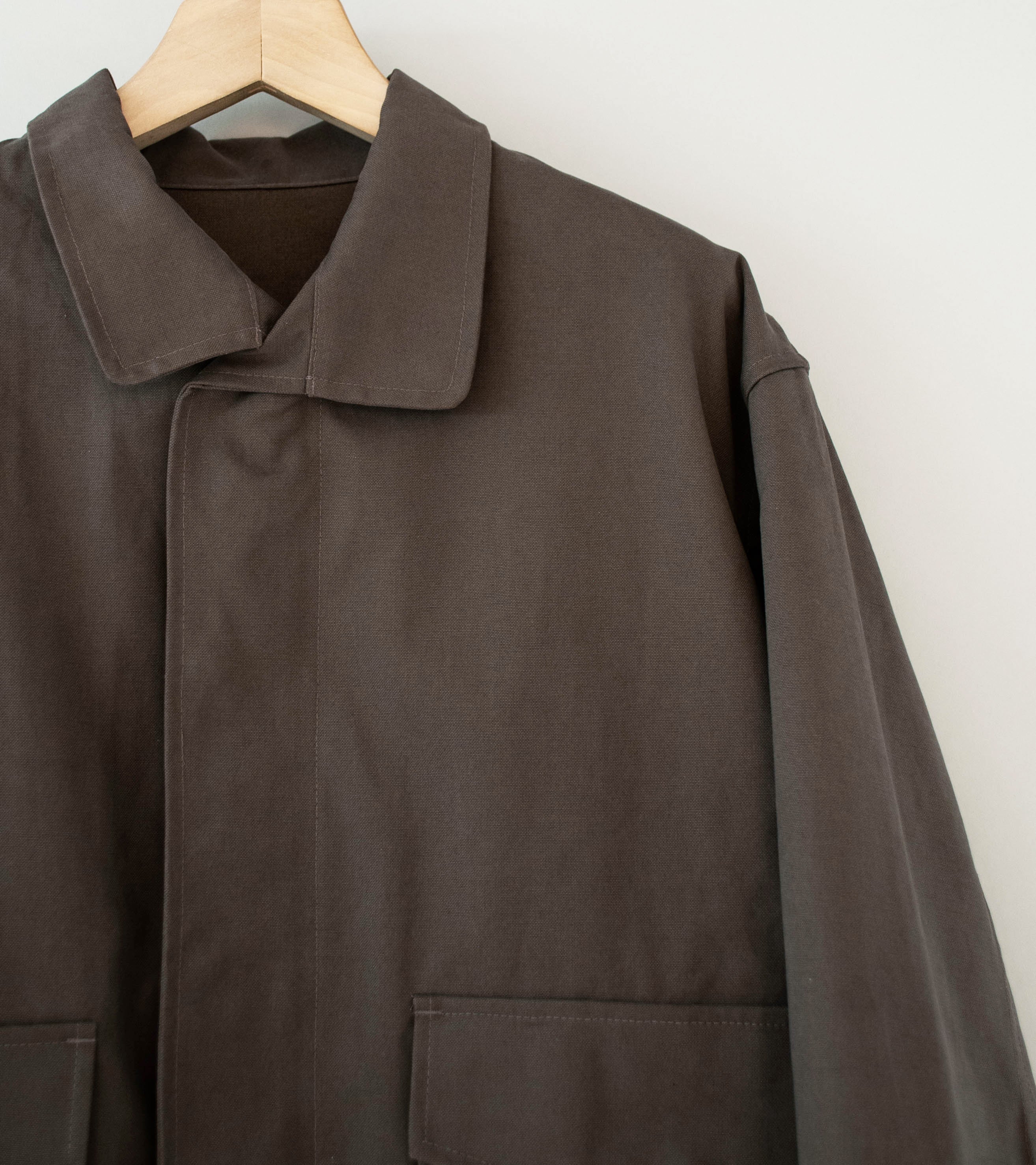 James Coward 'Six Jacket' (Brown Cotton Canvas) - Image 4