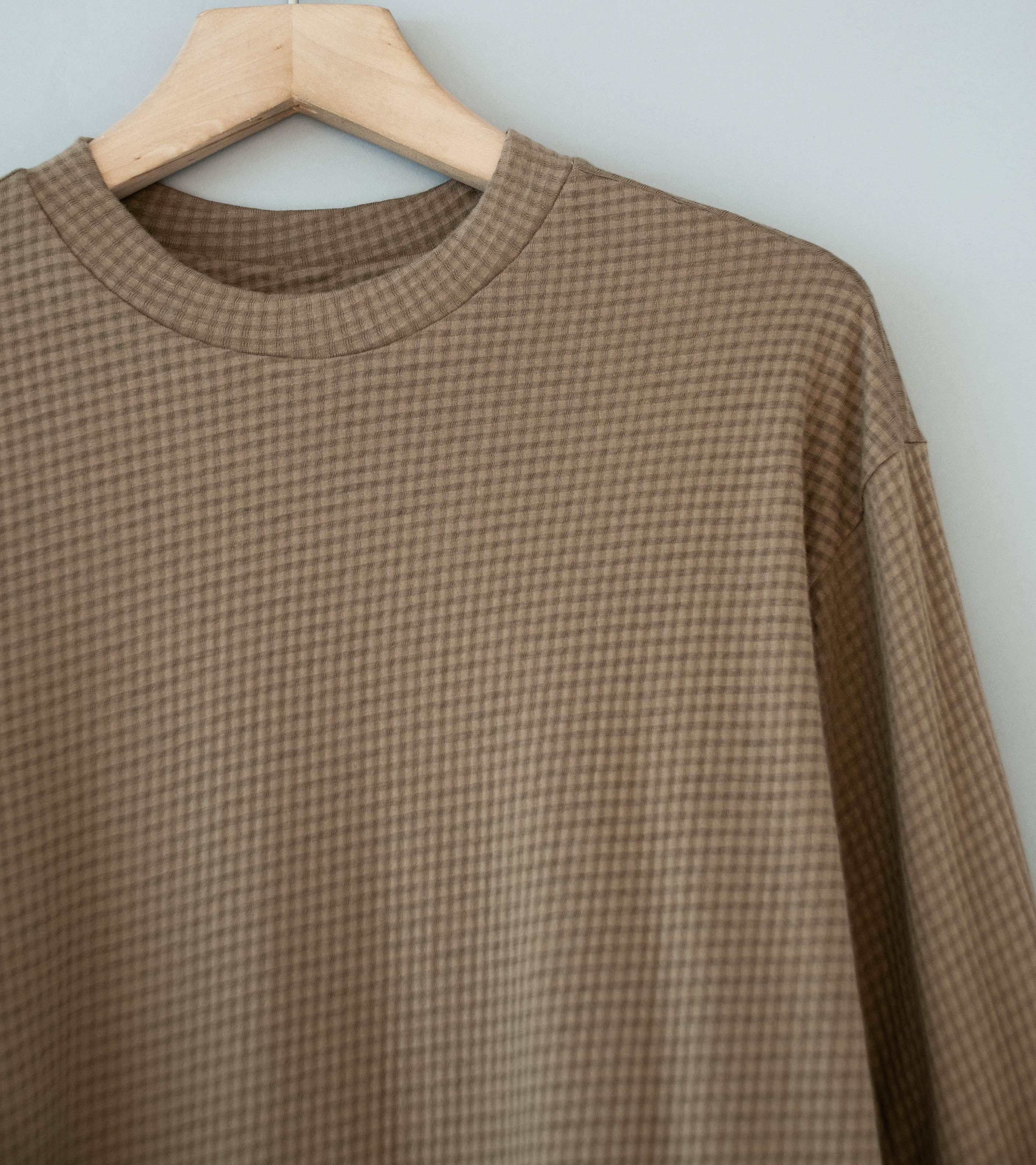 Lady White Co '2 Ply Gauze Crewneck' (Elm) - Image 2