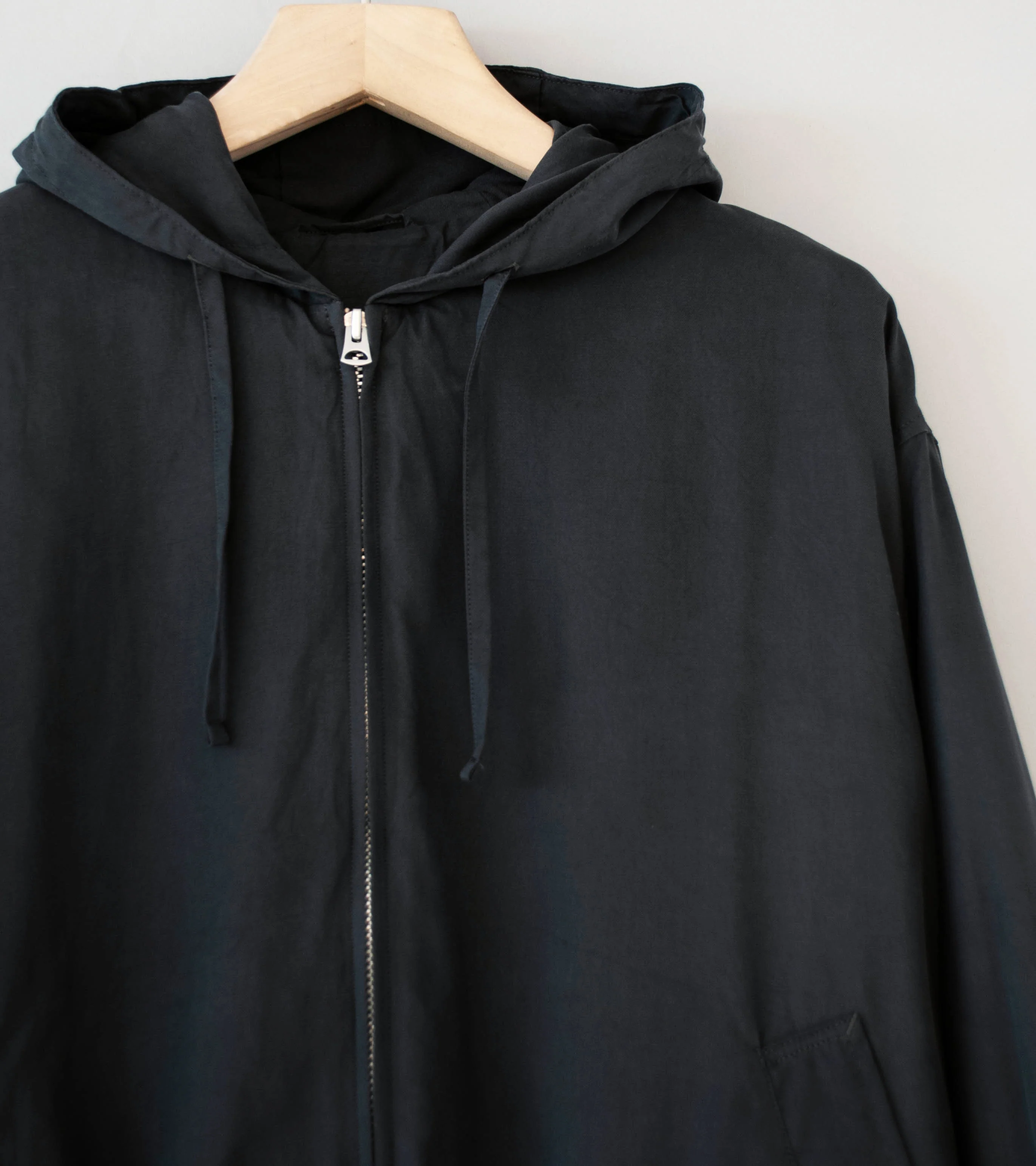 Lady White Co 'Kaptain Sunshine Silk Zip Jacket' (Faded Black) - Image 2