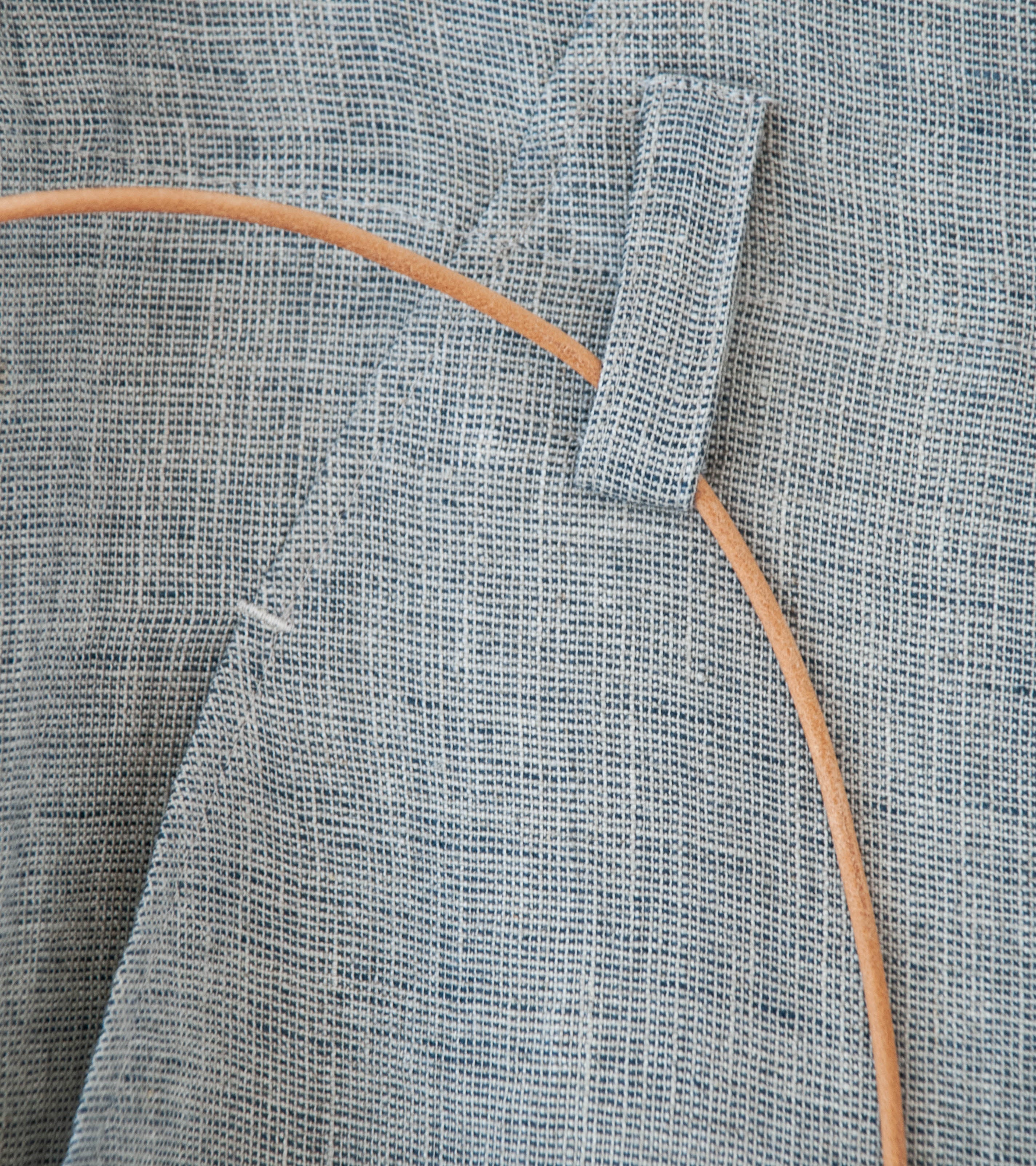 Seya 'Nam Ou River Trip Pants' (Grey Mix Linen Mesh) - Image 4