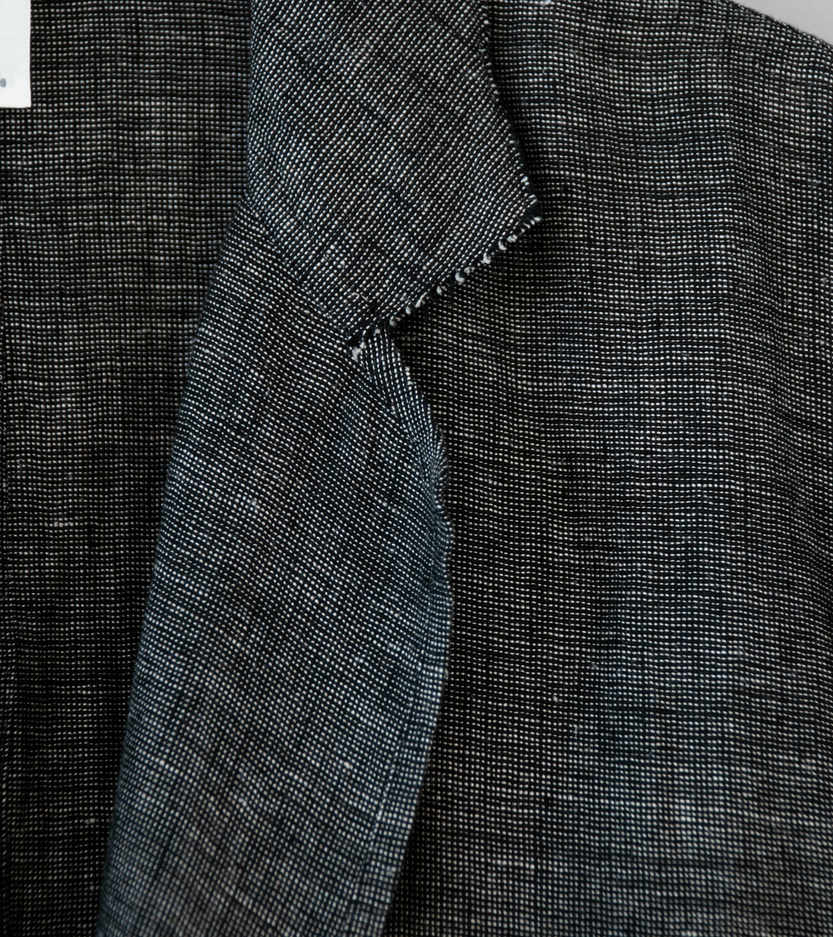 Seya 'Nam Ou Zero Jacket' (Black Mix Linen Mesh) - Image 3