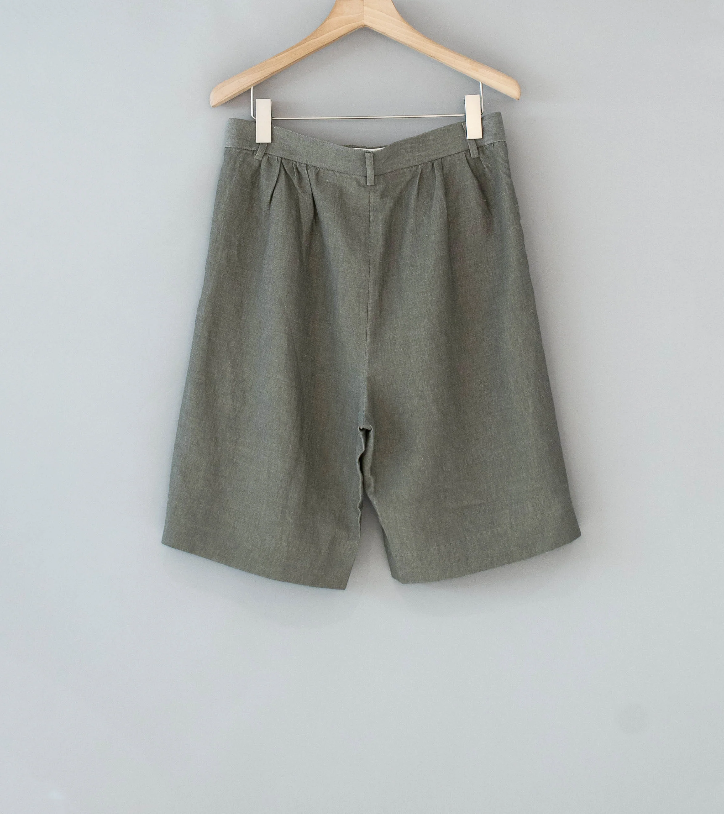 Seya 'Spring Short Pants' (Clay Kersey Chambray Linen) - Image 6