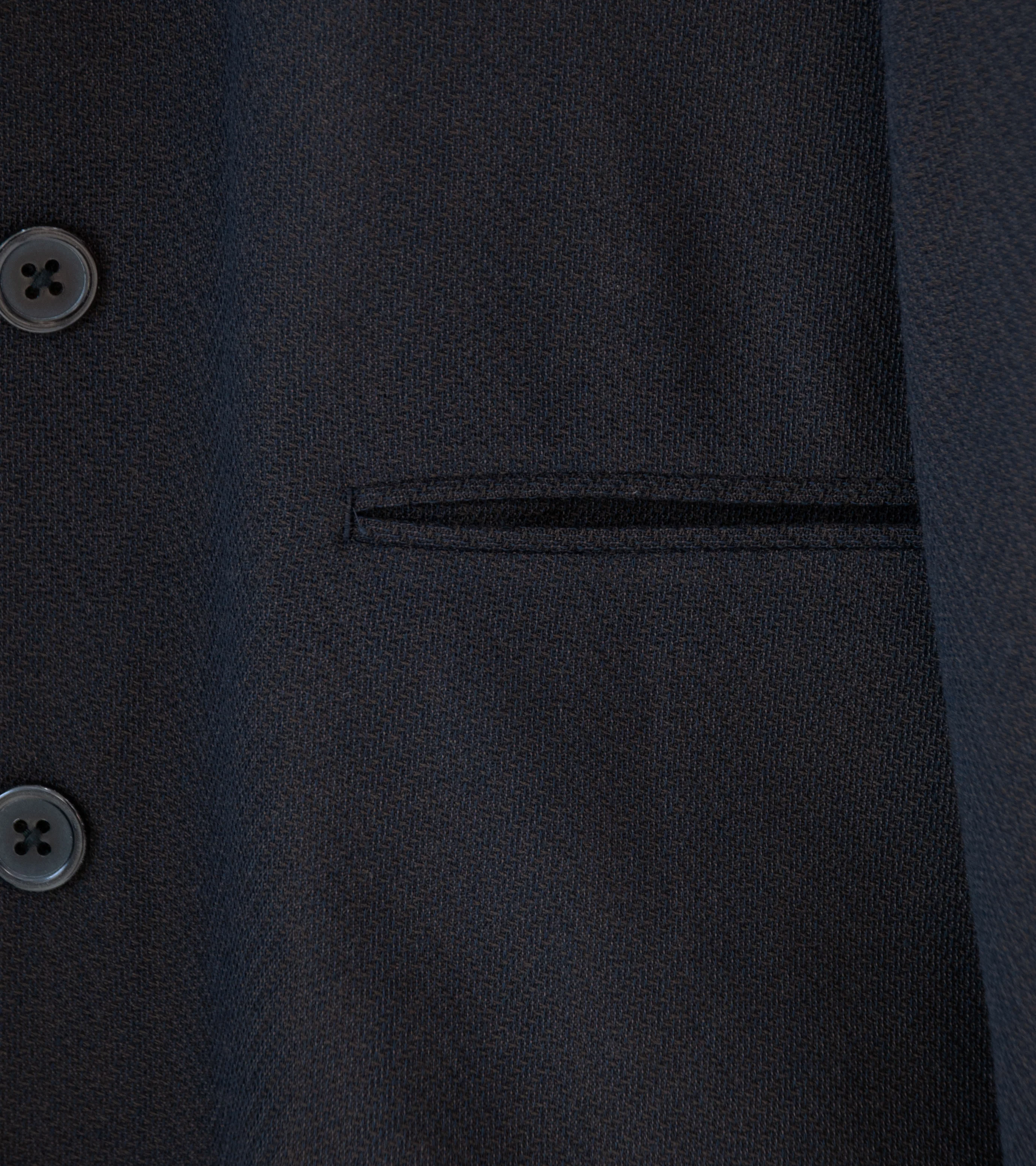 Seya 'Travel Tailored Jacket' (Mud Indigo Summer Herringbone Wool) - Image 5