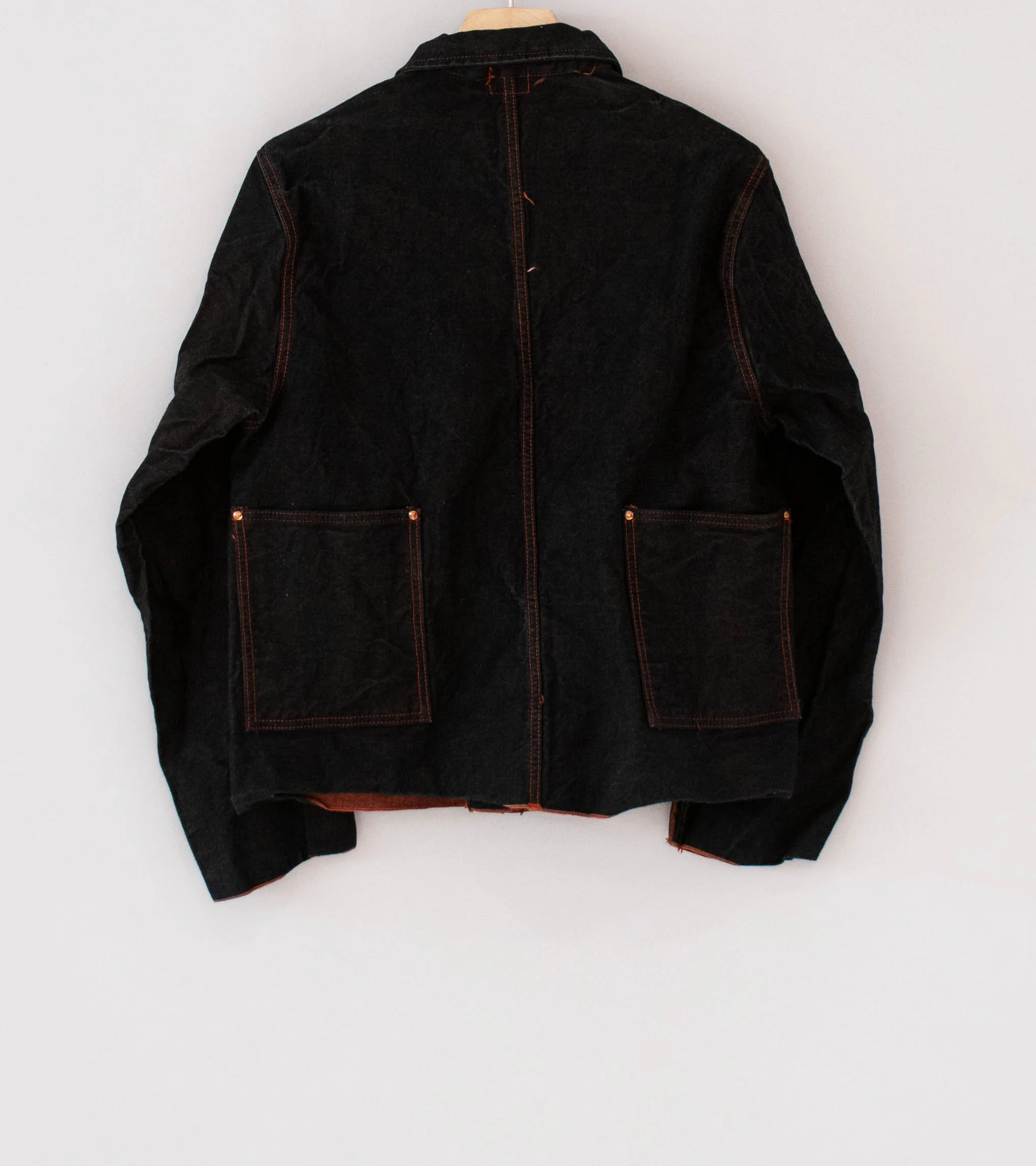Tender 'Cross Cut Jeans Jacket' (Flowerpot 16oz Selvage Denim) - Image 7