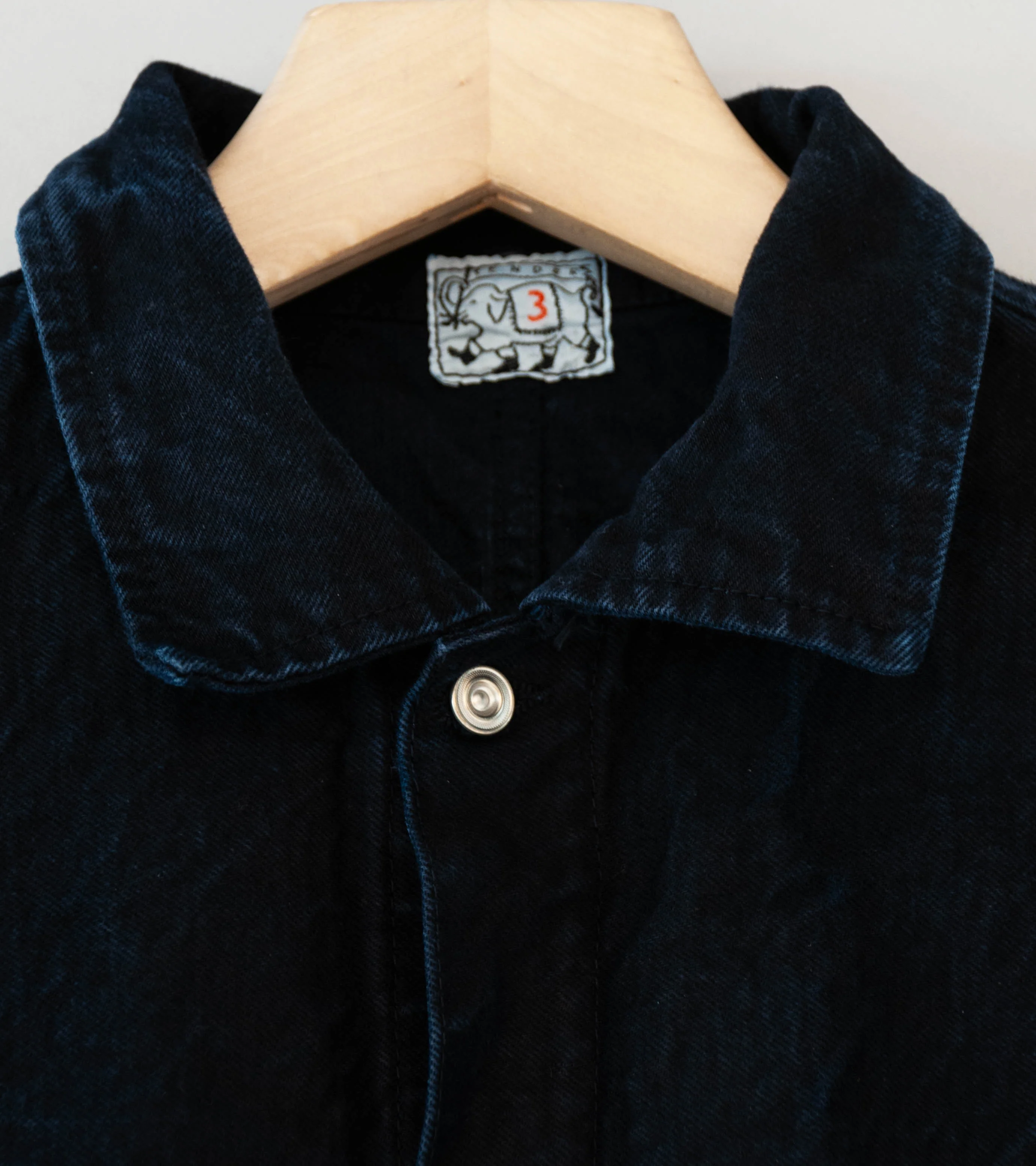 Tender 'Cross Cut Jeans Jacket' (Hadal Blue 16oz Selvage Denim) - Image 5