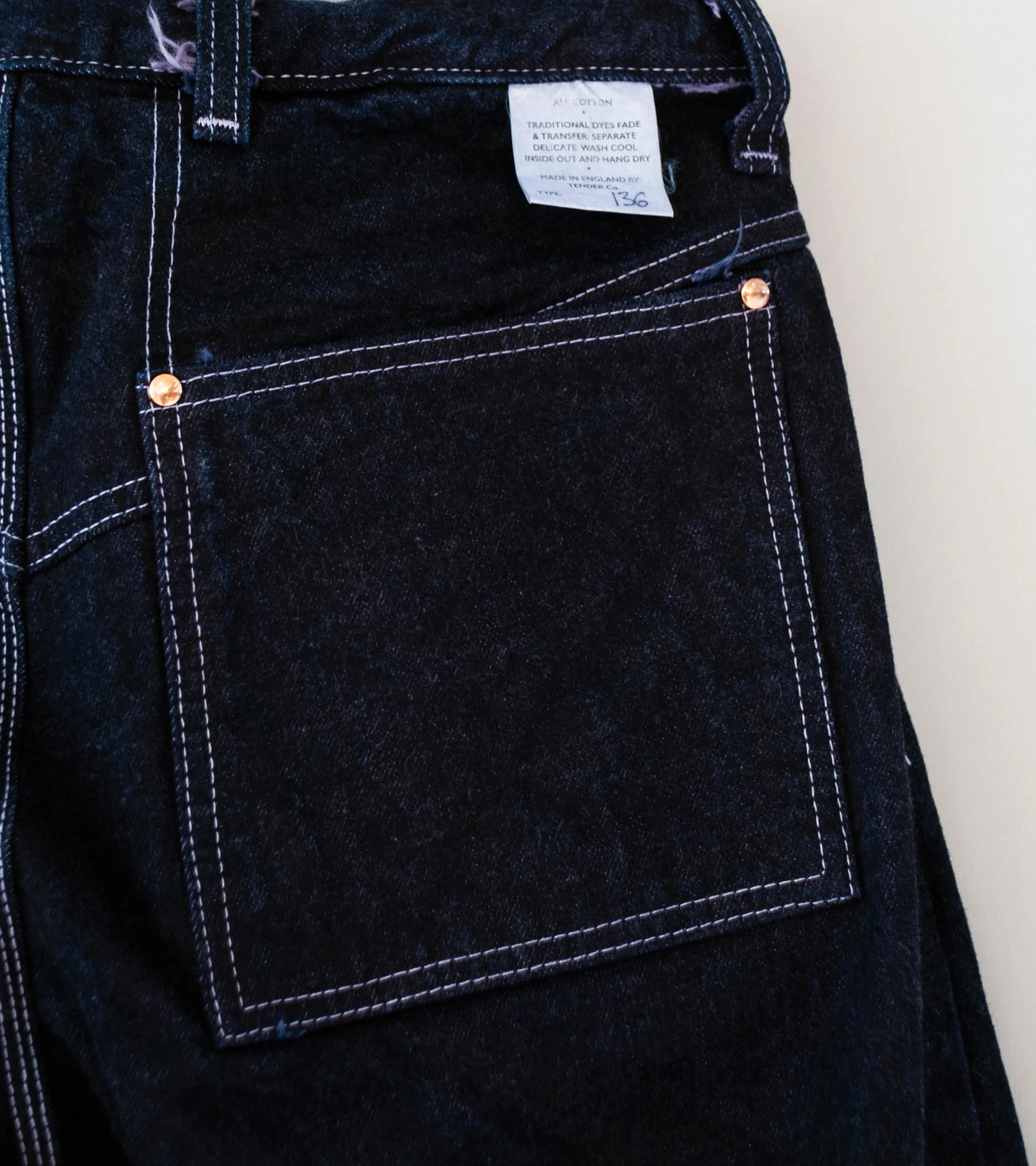 Tender 'Oxford Jeans' (Purple Logwood 16oz Selvage Denim) - Image 8