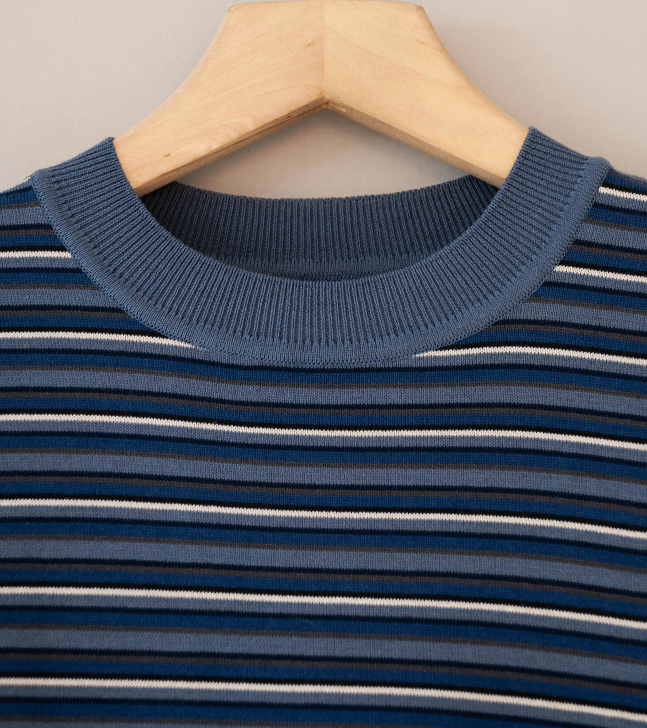 Unlikely 'Border Knit Tee' (Blue Gray) - Image 5