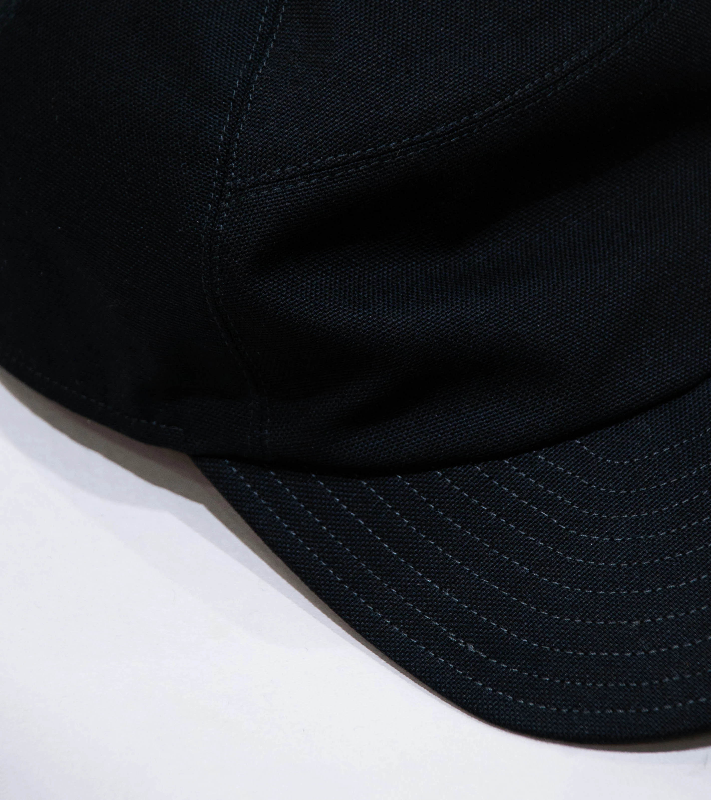 Velardi 'Italian Canvas Ball Cap' (Black Cotton) - Image 2