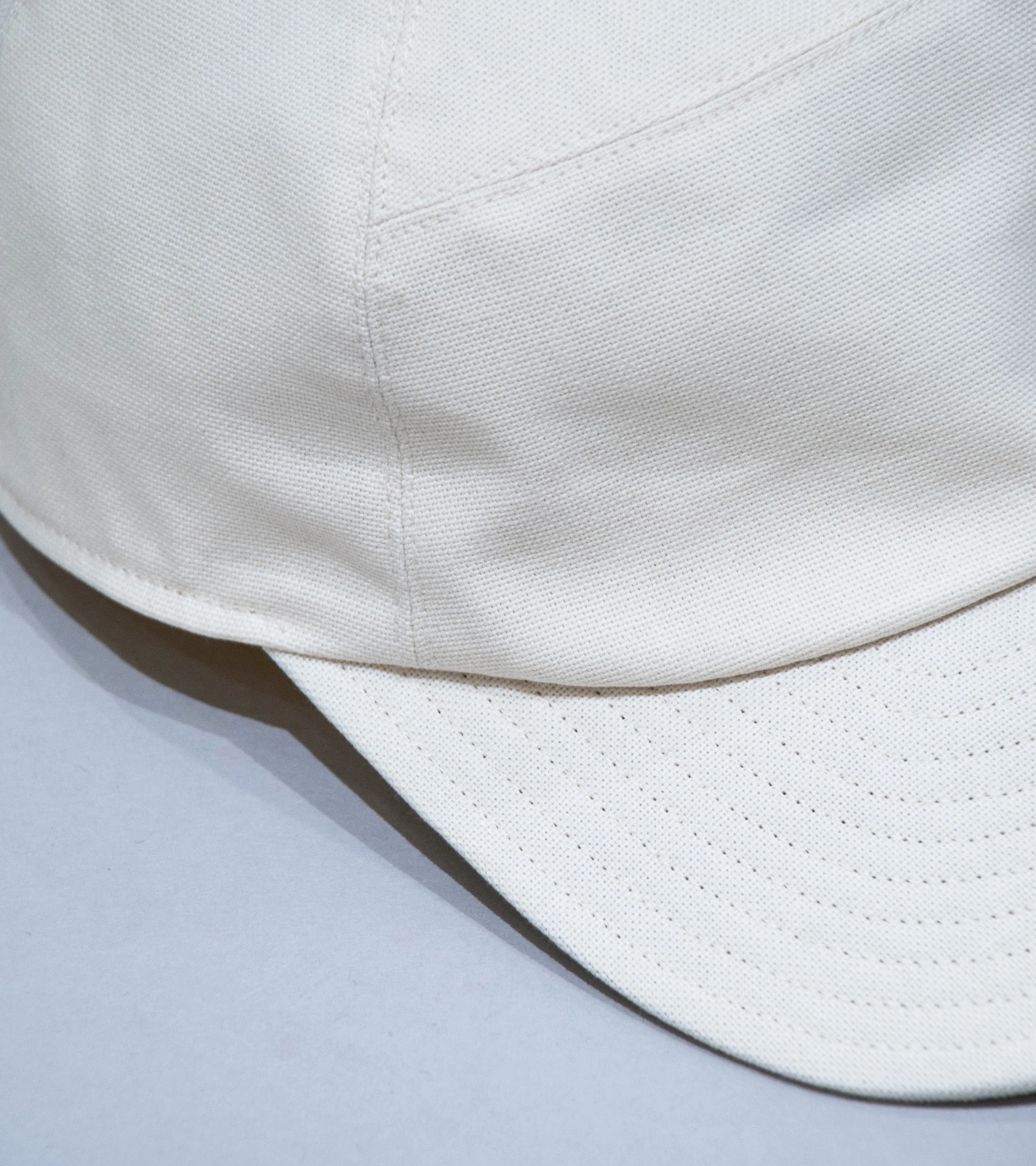 Velardi 'Italian Canvas Ball Cap' (Natural White Cotton) - Image 2