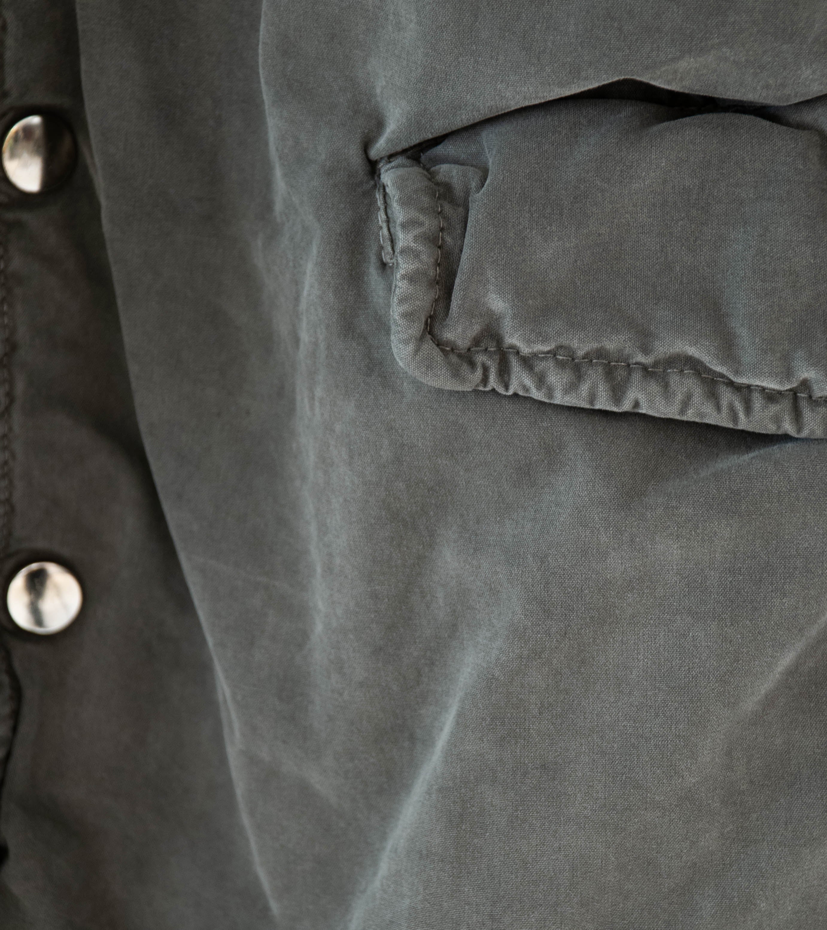Working 'Loft Jacket' (Shale Peached Cotton Oxford) - Image 4