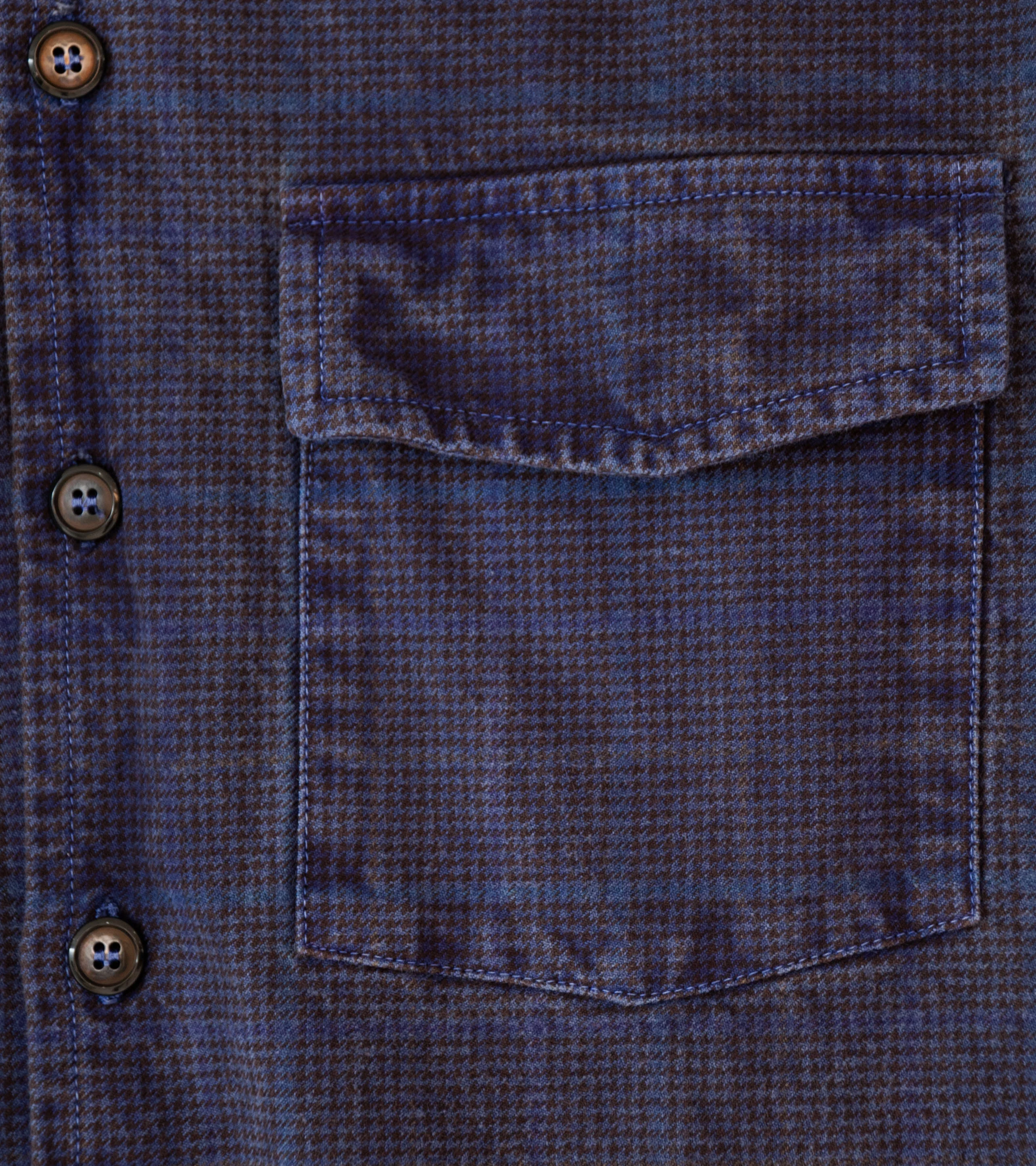 Working 'LS Trap Shirt' (Eiffel Smith Check Cotton) - Image 3