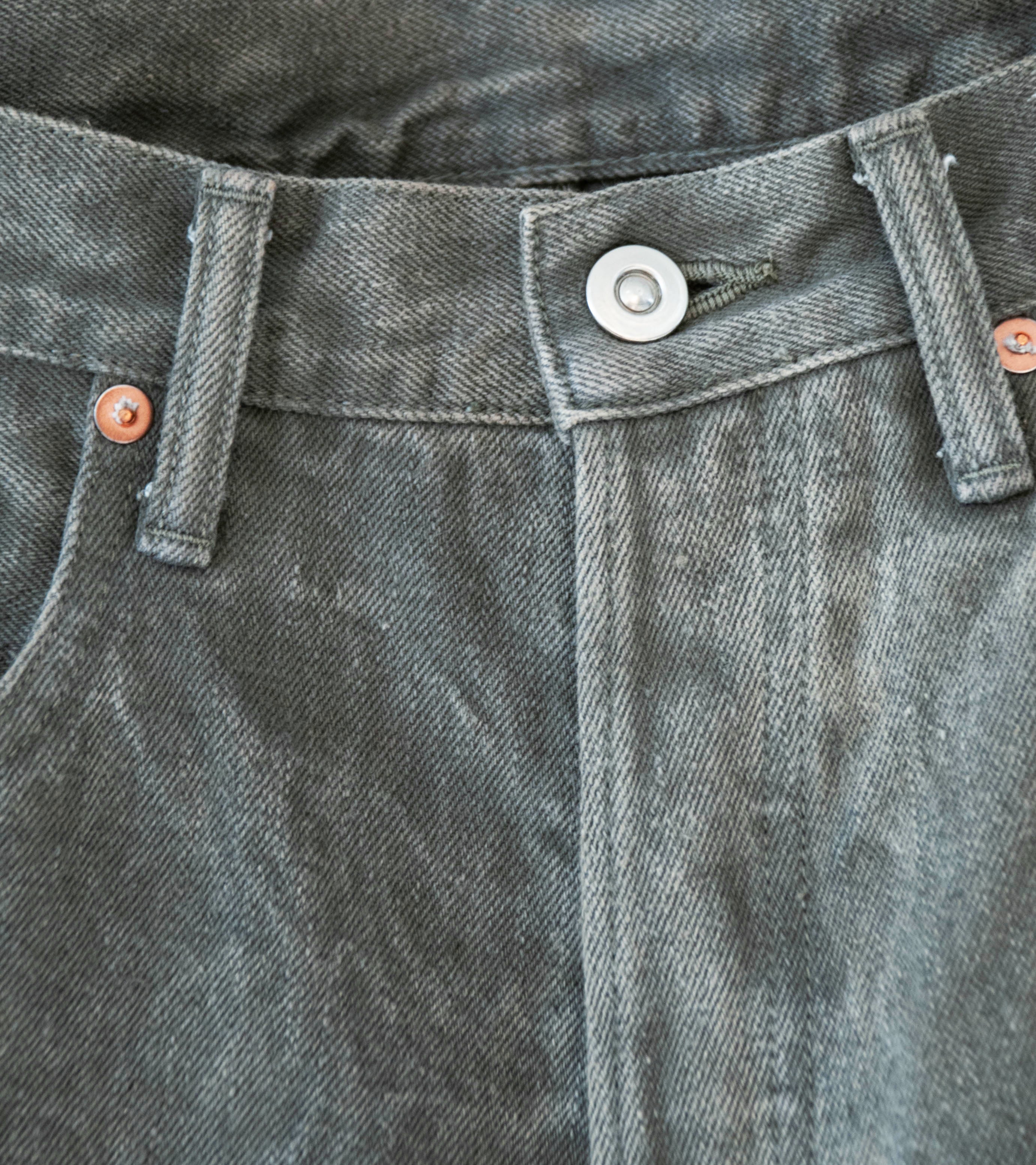 Yoko Sakamoto '5 Pocket Straight Pants' (Mugwort) - Image 4