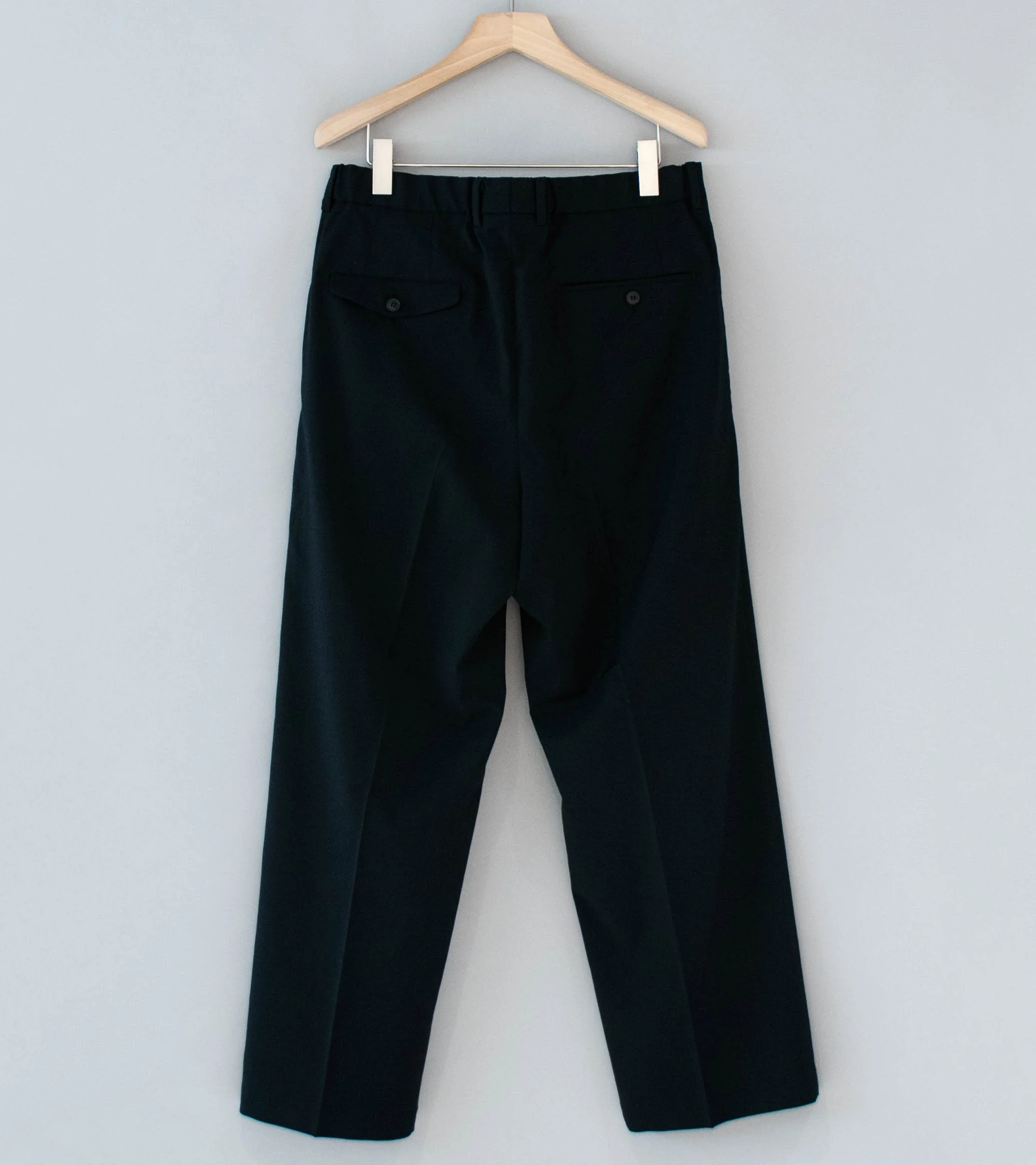 Yoko Sakamoto 'Double Pleated Trousers' (Black) - Image 4