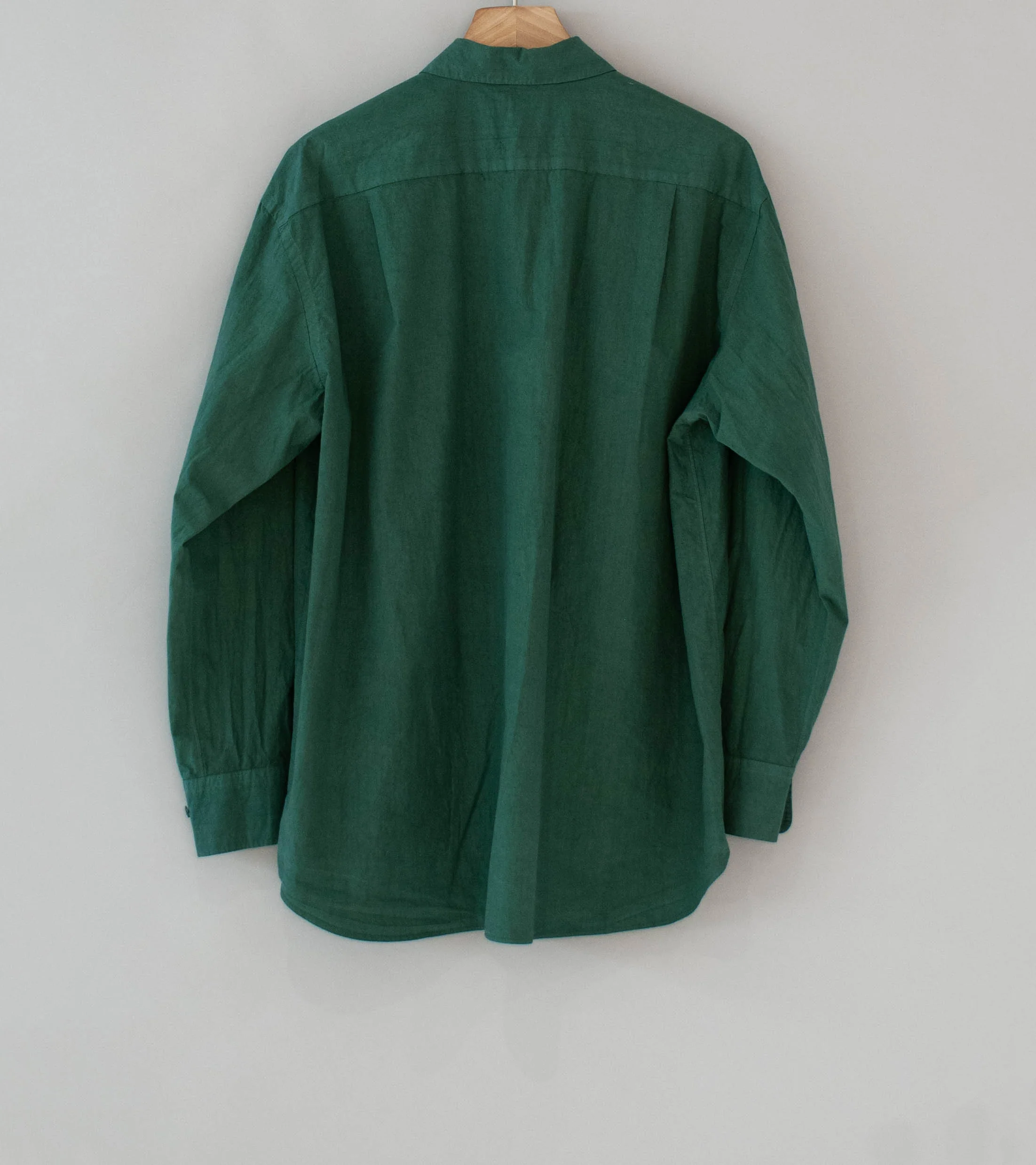 Yoko Sakamoto 'Regular Collar Shirt' (Green) - Image 7