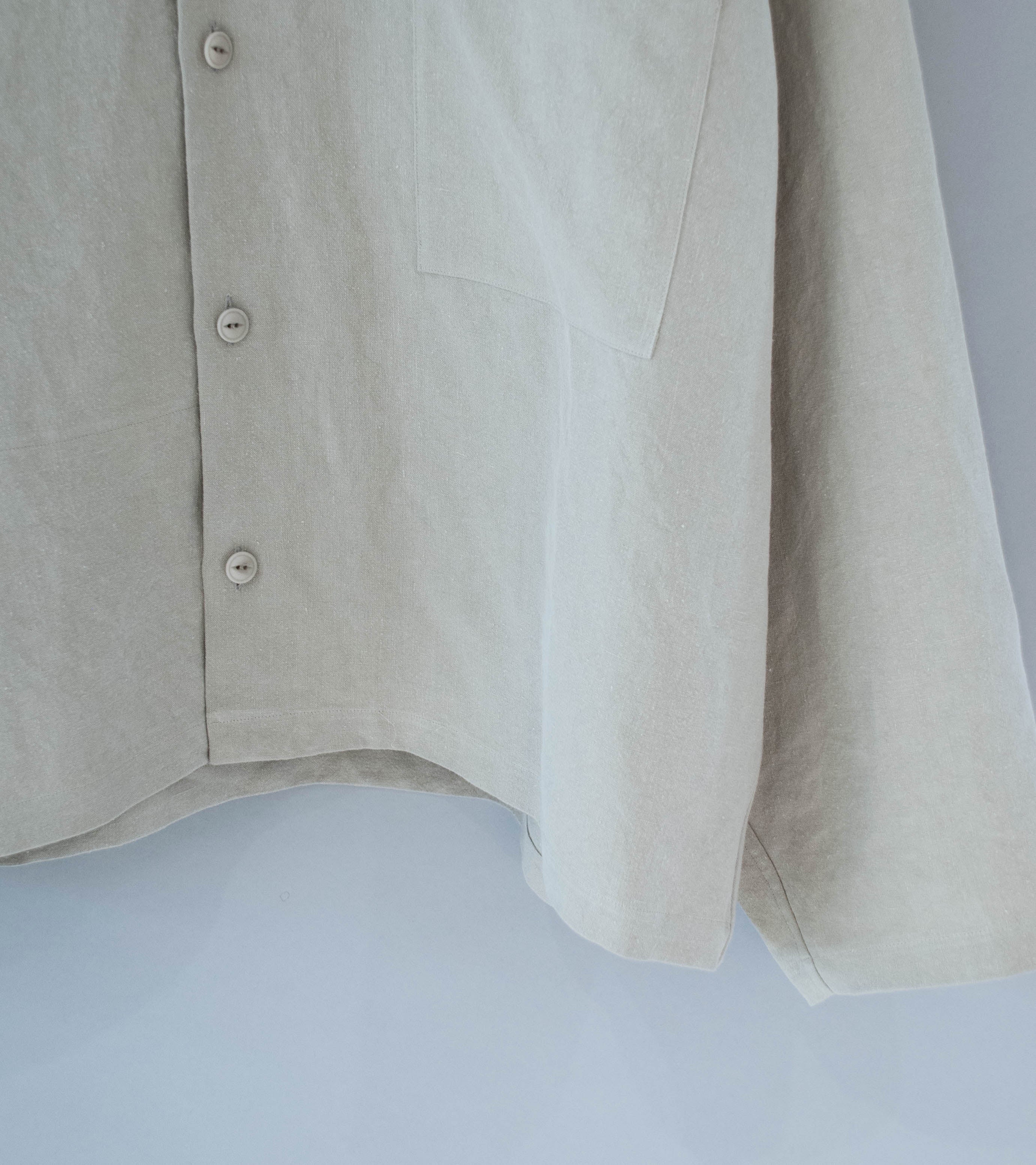 Yoko Sakamoto 'Work Blouse' (Beige) - Image 4